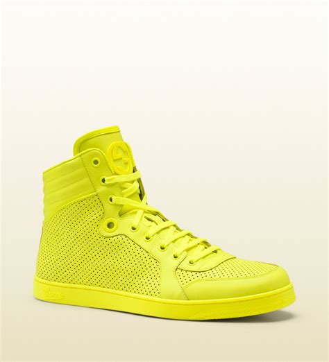 neon high top gucci sneakers|high top Gucci sneakers men.